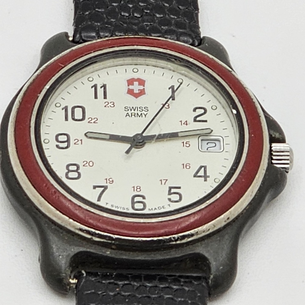 Vtg SWISS ARMY 'Marlboro Adventure Team' Swiss Army Wristwatch (1992)